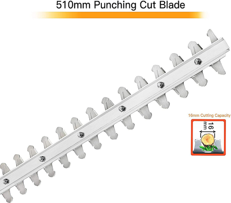 500W 510mm بليد الكهربائية حديقة التحوط وفرع ABS حالة